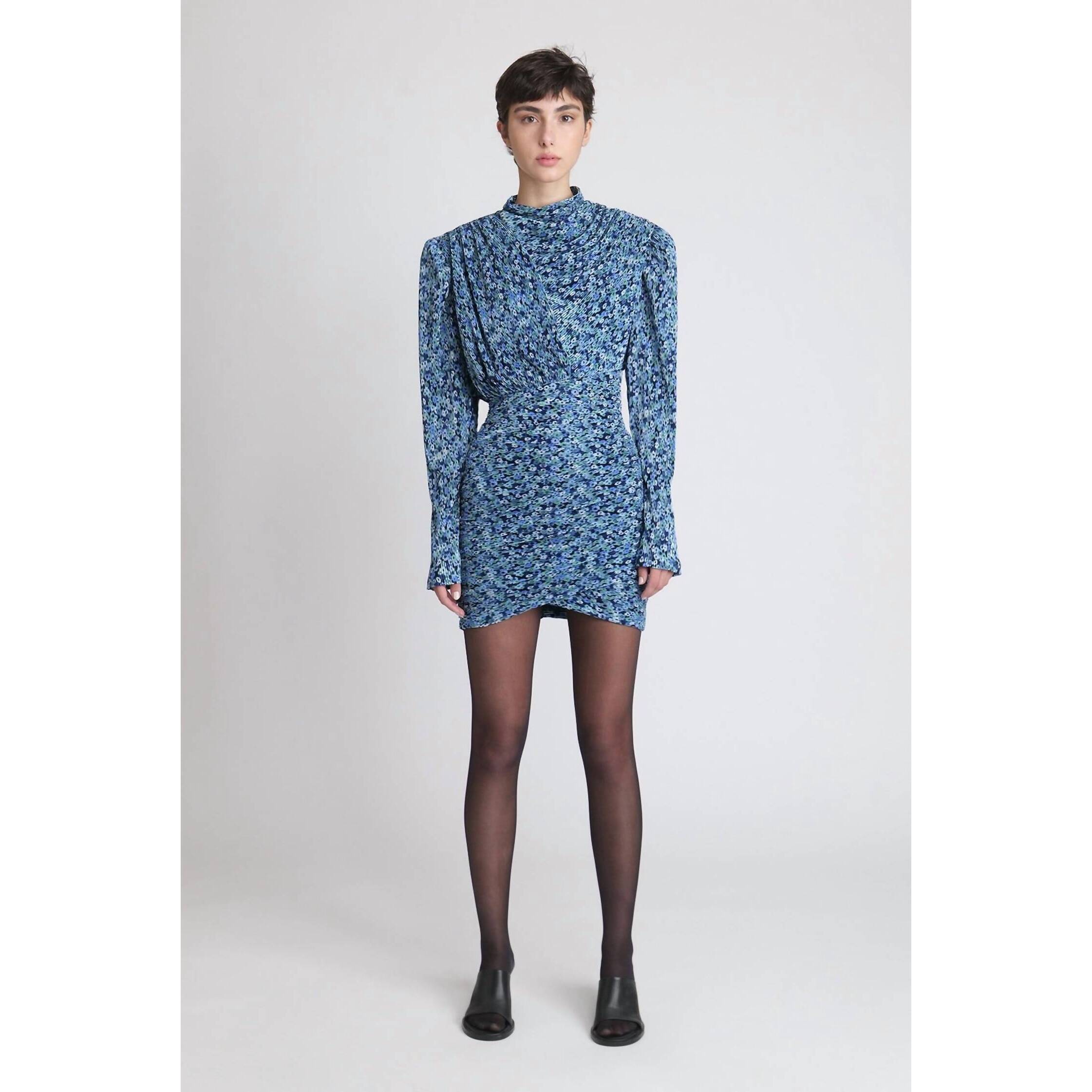 New Sabina Musayev Solly Dress In Turquoise